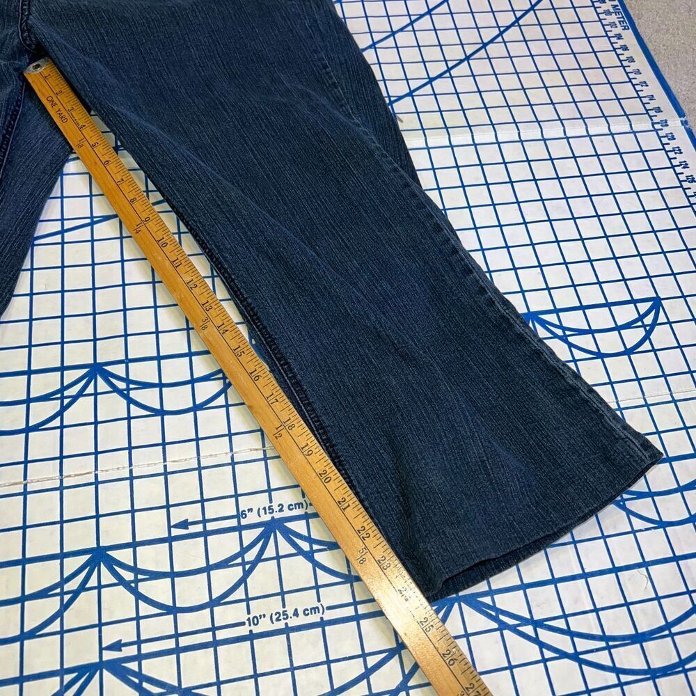 y2k Crest Jeans Size 23/24 Black Retro Grunge Cotton Denim Pants - Picture 12 of 12
